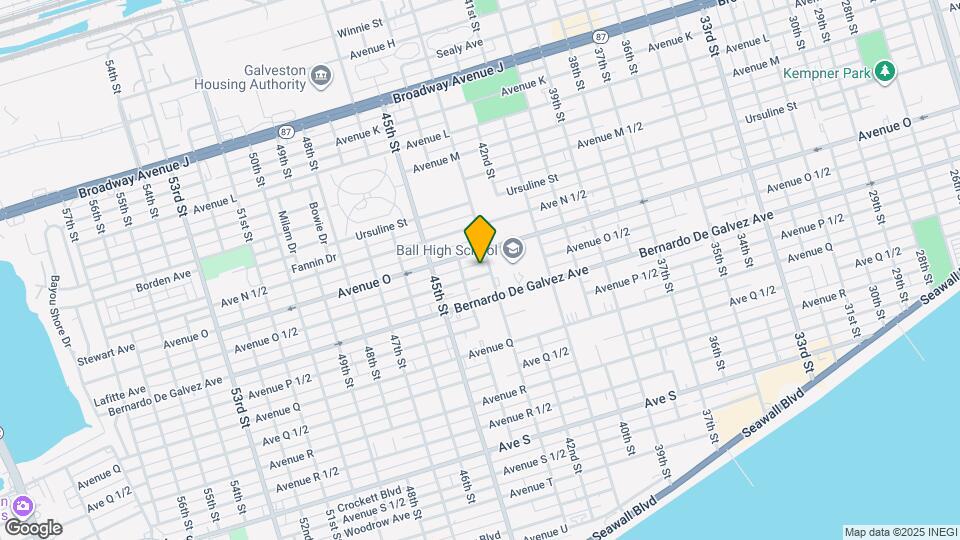 4312 Avenue O 1/2 Map and Location Details