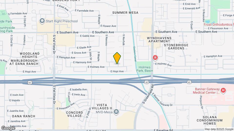 4062 E Holmes Ave Map and Location Details