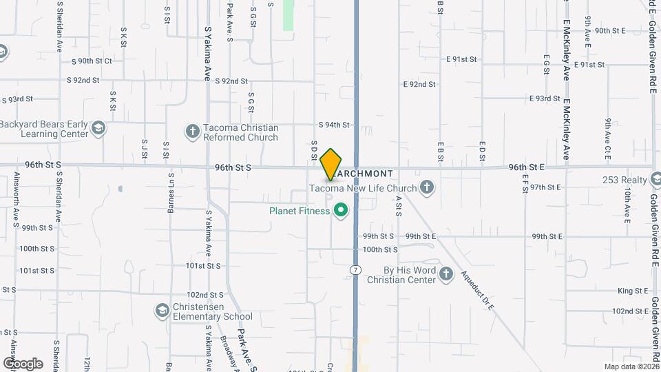 9615 Croft St S Map and Location Details