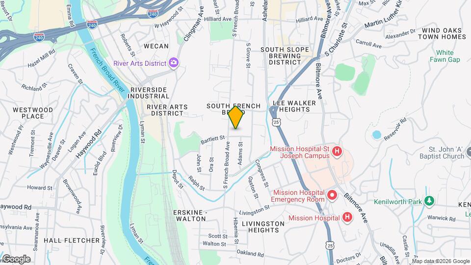 59 Bartlett St Mapa y Detalles de la Ubicación