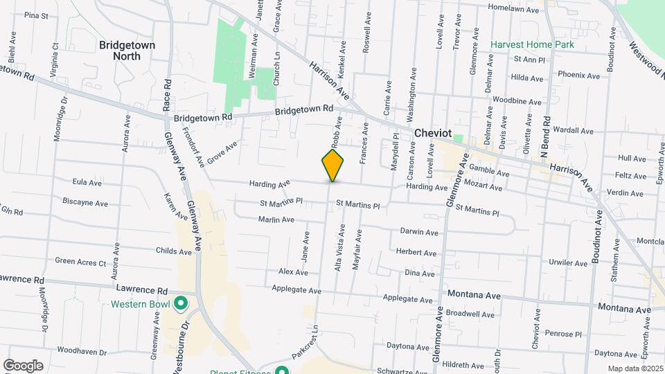 3618 Robb Ave Map and Location Details