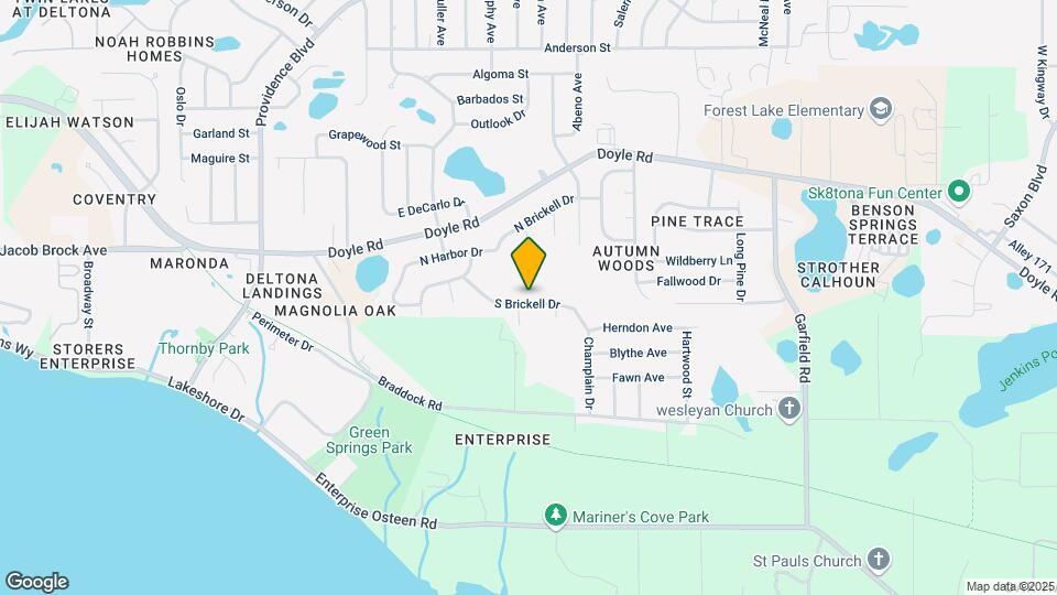 1168 S Brickell Dr Map and Location Details