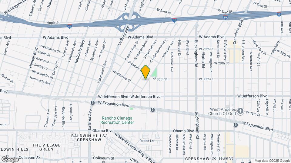 3031 Vineyard Ave Mapa y Detalles de la Ubicación