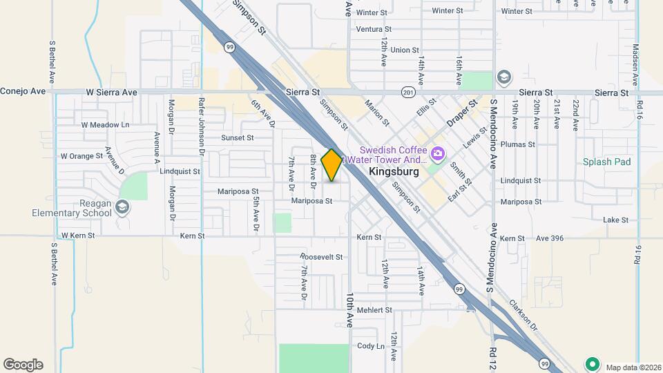 908 Nevada St Map and Location Details