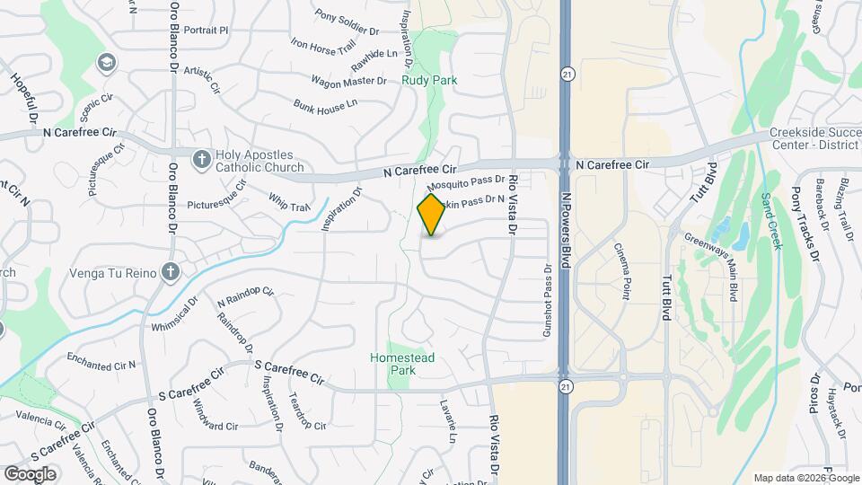 5465 Gunshot Pass Dr Mapa y Detalles de la Ubicación