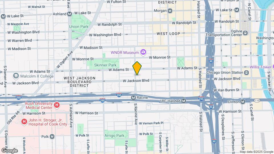 227 S Racine Ave Mapa y Detalles de la Ubicación