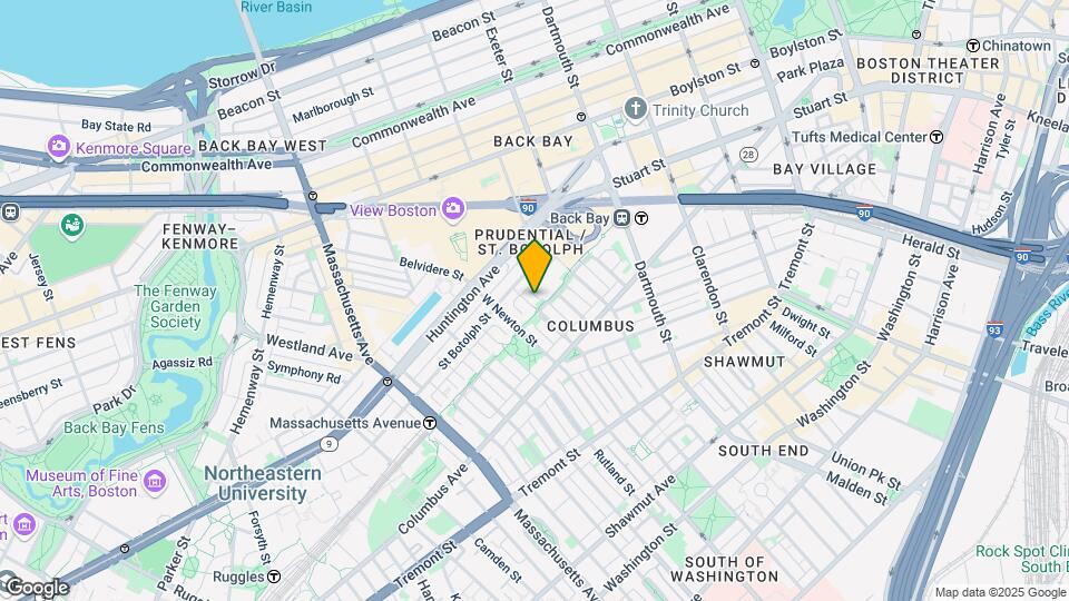 20 Follen St Mapa y Detalles de la Ubicación