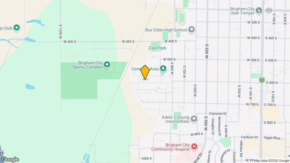 1036 W 600 S Map and Location Details