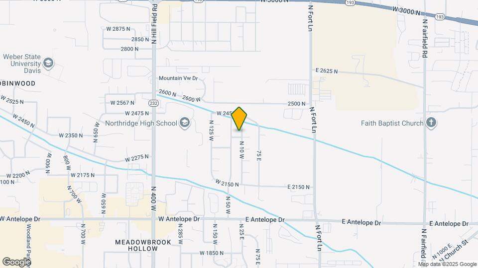 2361 N 10 W Map and Location Details