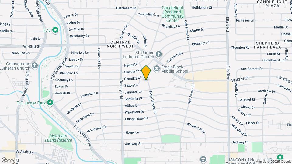 4303 Piney Woods Dr Map and Location Details