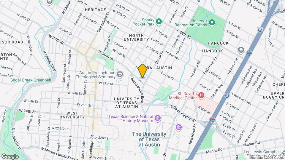 406 E 30th St Map and Location Details