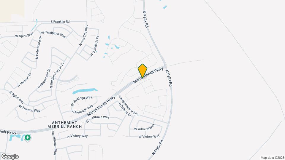 5728 W Autumn Vista Way Map and Location Details