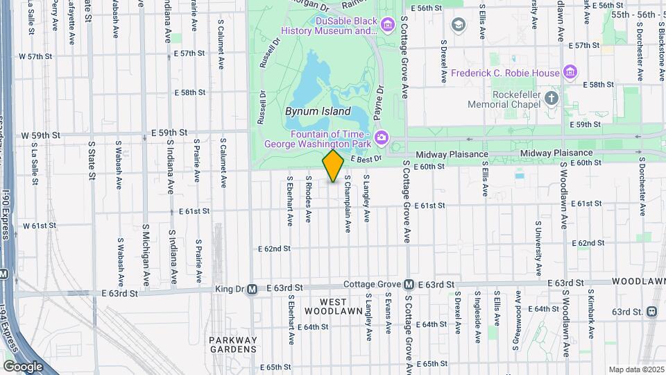 6031 S Saint Lawrence Ave Map and Location Details