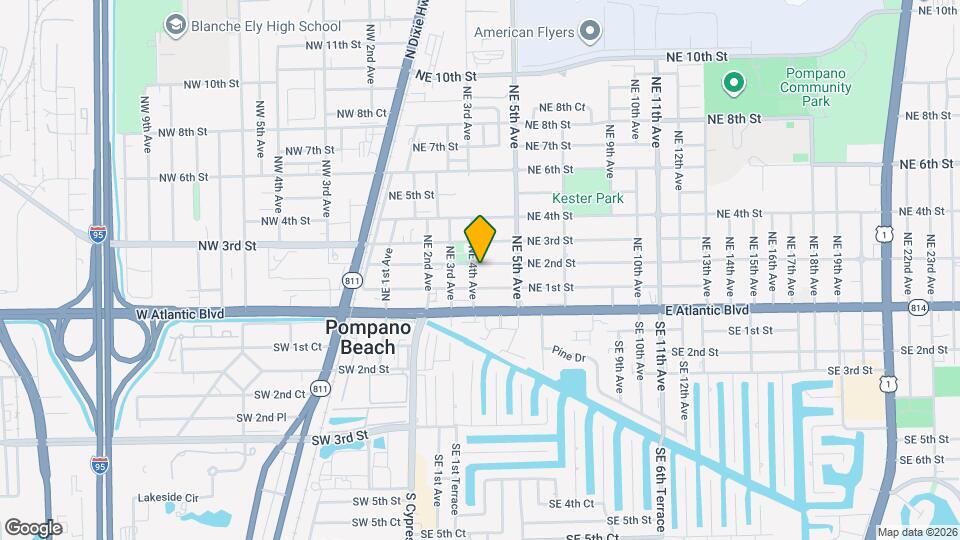 400 NE 2nd St Mapa y Detalles de la Ubicación
