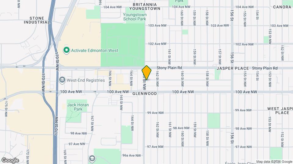 16227-1100A 100a Ave NW Map and Location Details