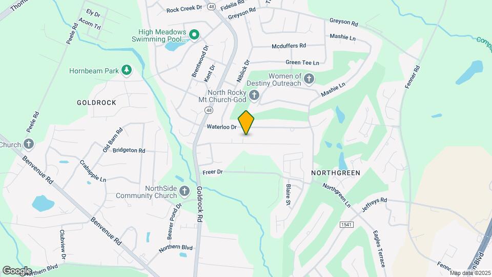 1110 Compass Creek Dr Map and Location Details
