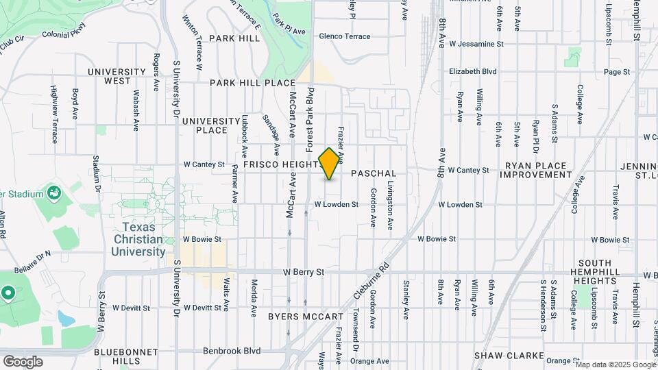 2817 Wayside Ave Map and Location Details