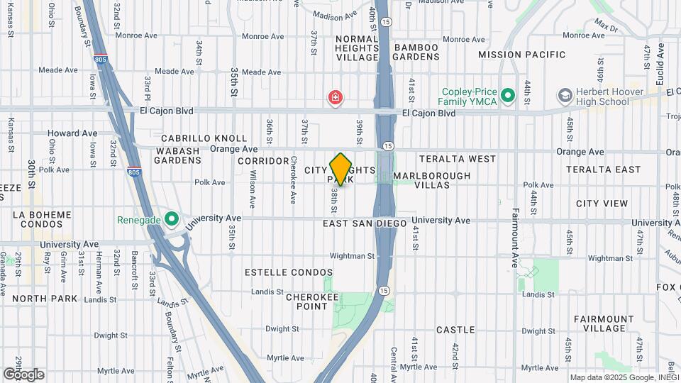 4079 38th St Mapa y Detalles de la Ubicación