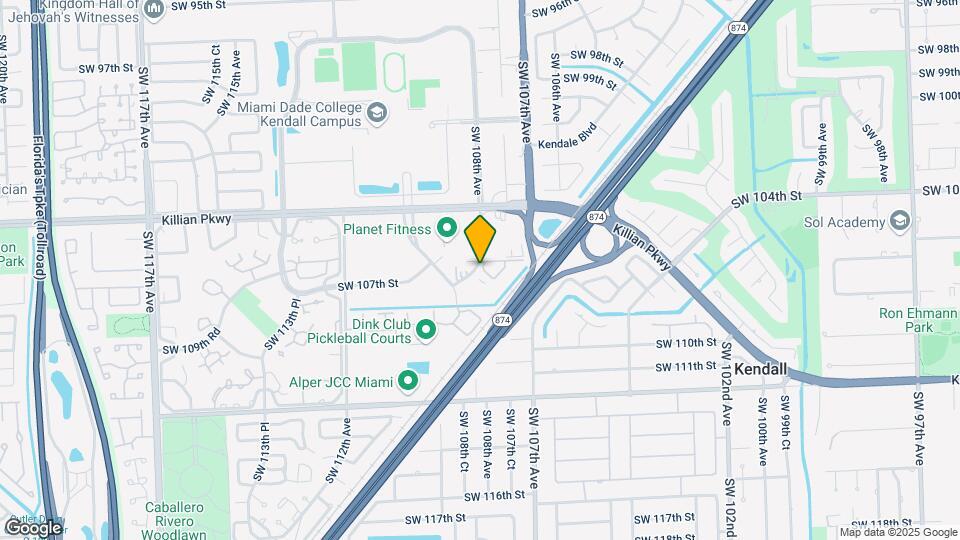 10661 SW 108th Ave, Unit 2B Map and Location Details