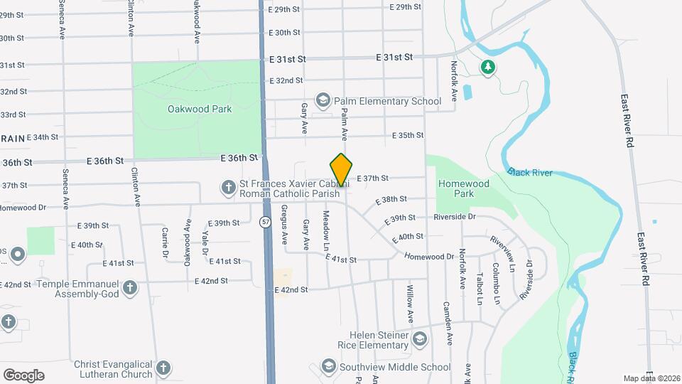 3758 Palm Ave Map and Location Details