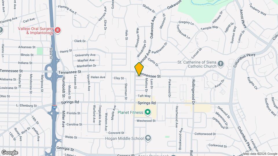 112 Jackson Way Map and Location Details