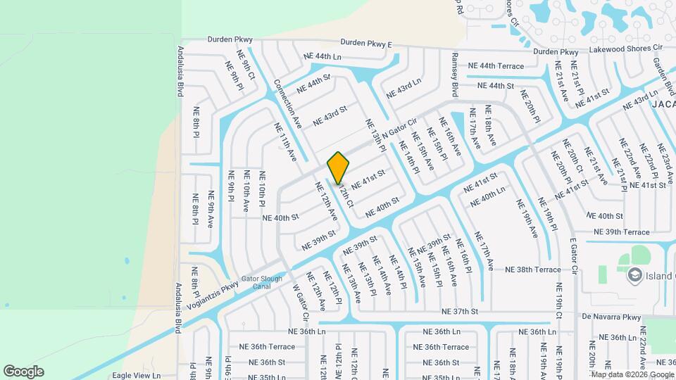 4104 NE 12th Ct Map and Location Details