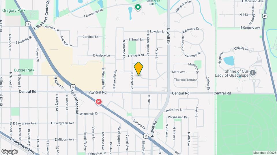 1431 E Emmerson Ln Map and Location Details