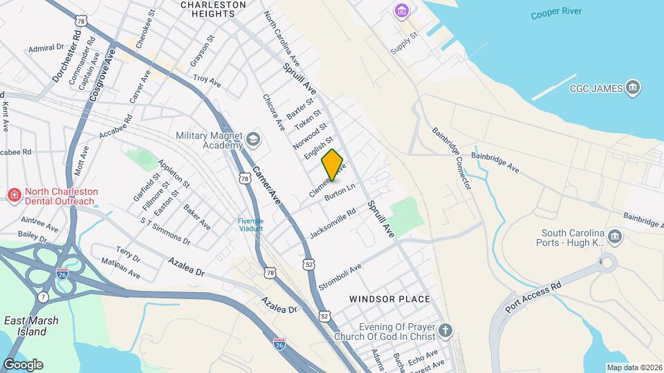 1941 Clements Ave Map and Location Details