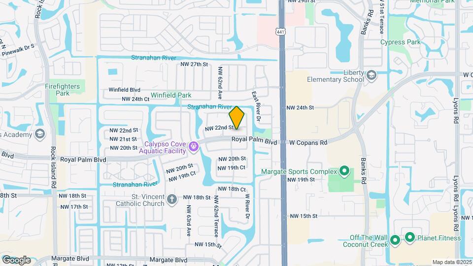 6113 Royal Palm Blvd Map and Location Details