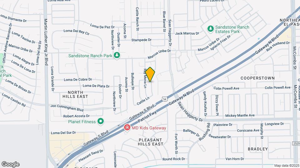 10961 Coyote Ranch Ln Map and Location Details