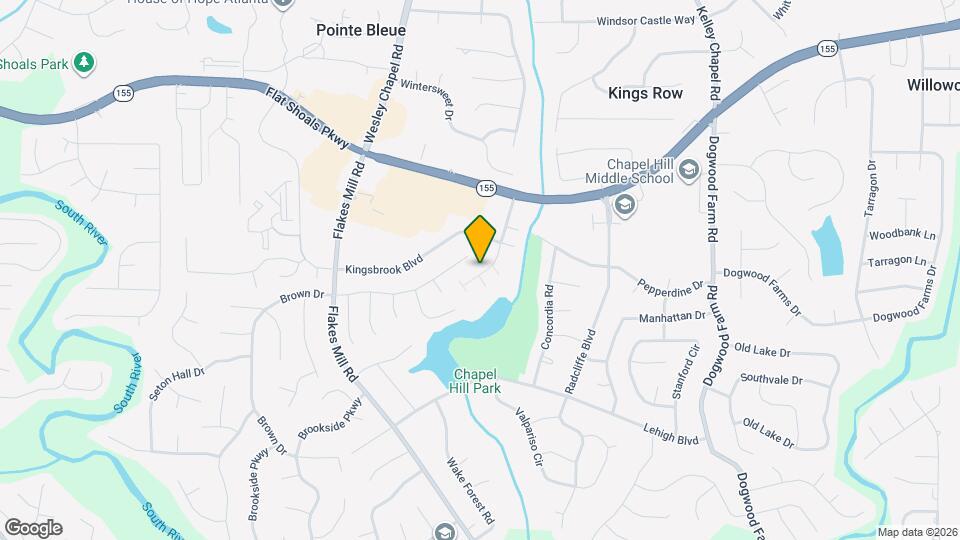 3583 Brycewood Dr Map and Location Details