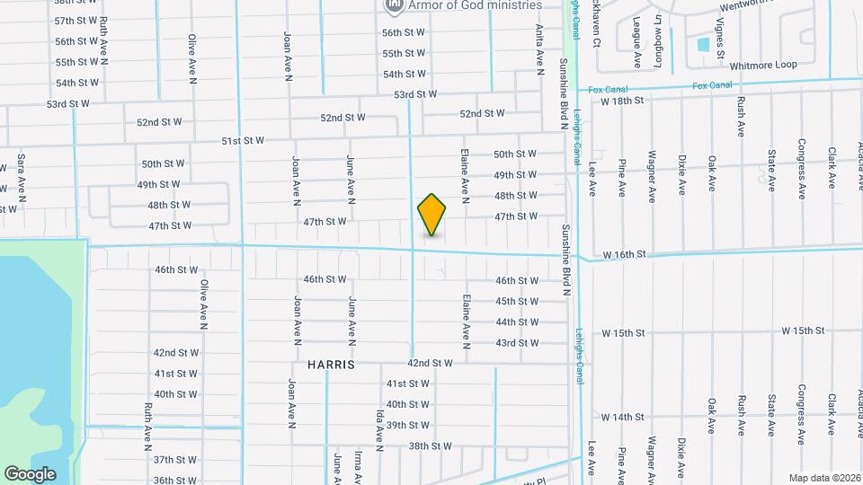 4622 Gene Ave N Map and Location Details