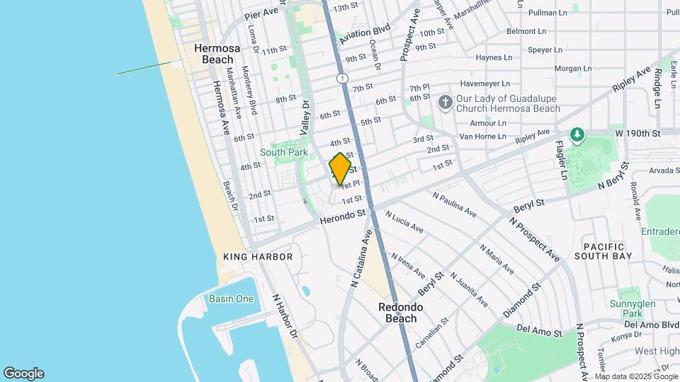 622 1st Pl Map and Location Details