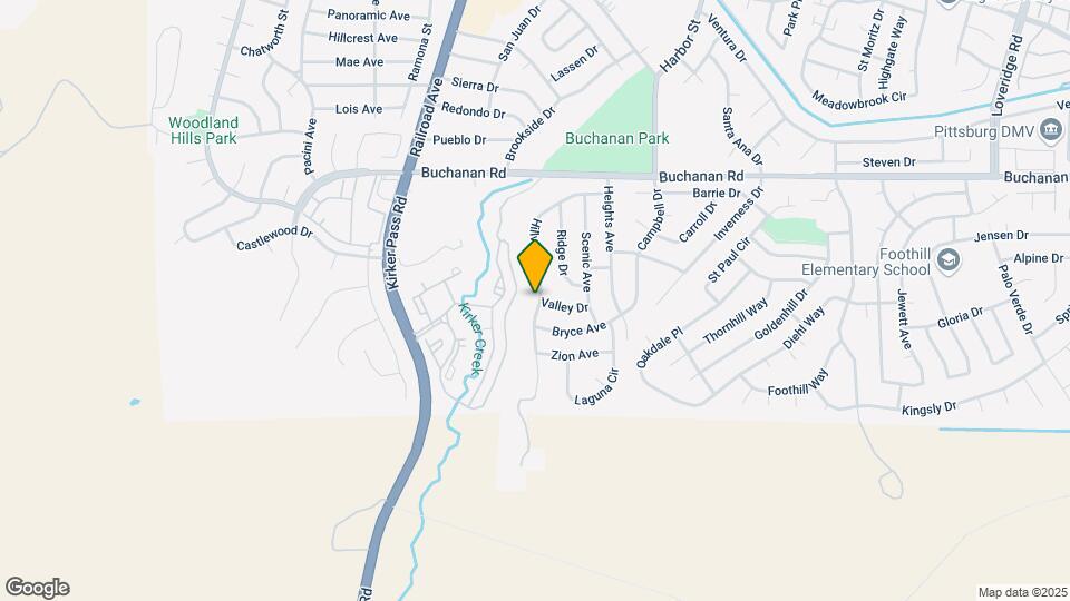 4310 Hillview Dr Map and Location Details