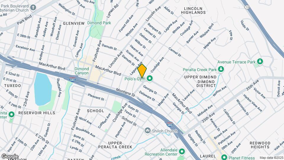 2724-2726 Macarthur Blvd Mapa y Detalles de la Ubicación
