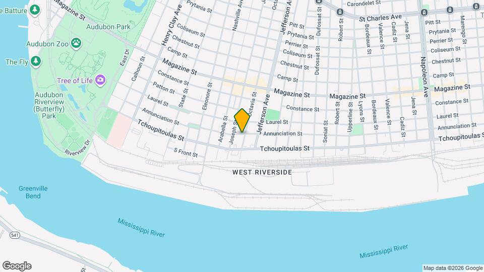 5504 Annunciation St, Unit 5504 Map and Location Details