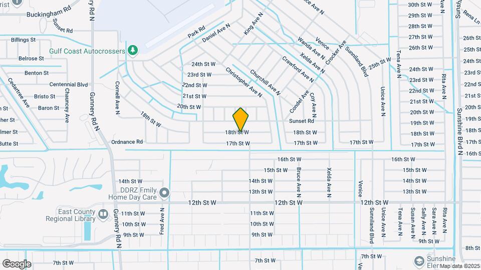 3815 18th St W Map and Location Details