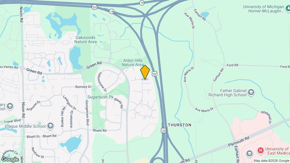 3496 Burbank Dr Map and Location Details