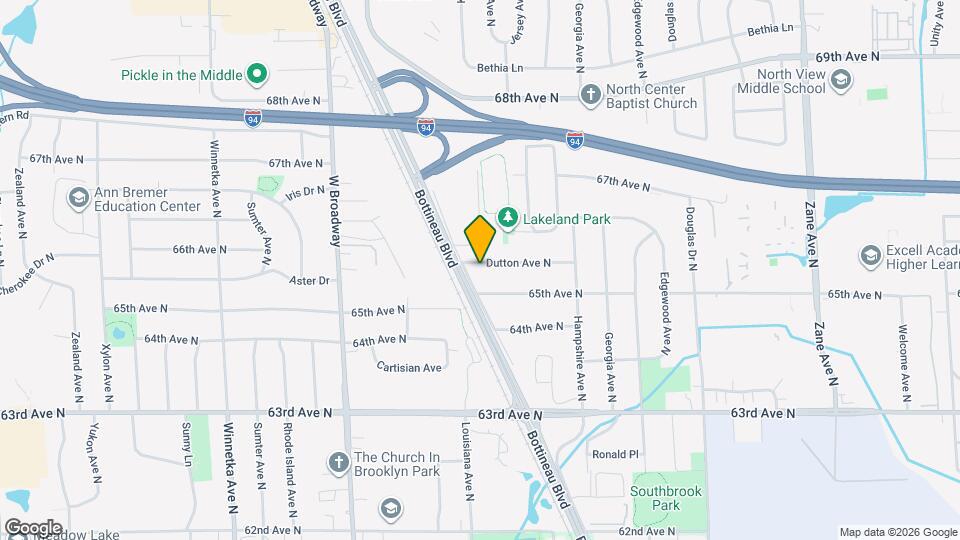7005 Dutton Ave N Map and Location Details