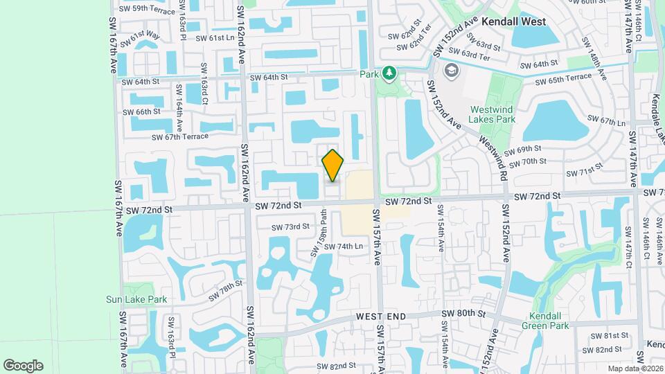 15856 SW 71st St Map and Location Details