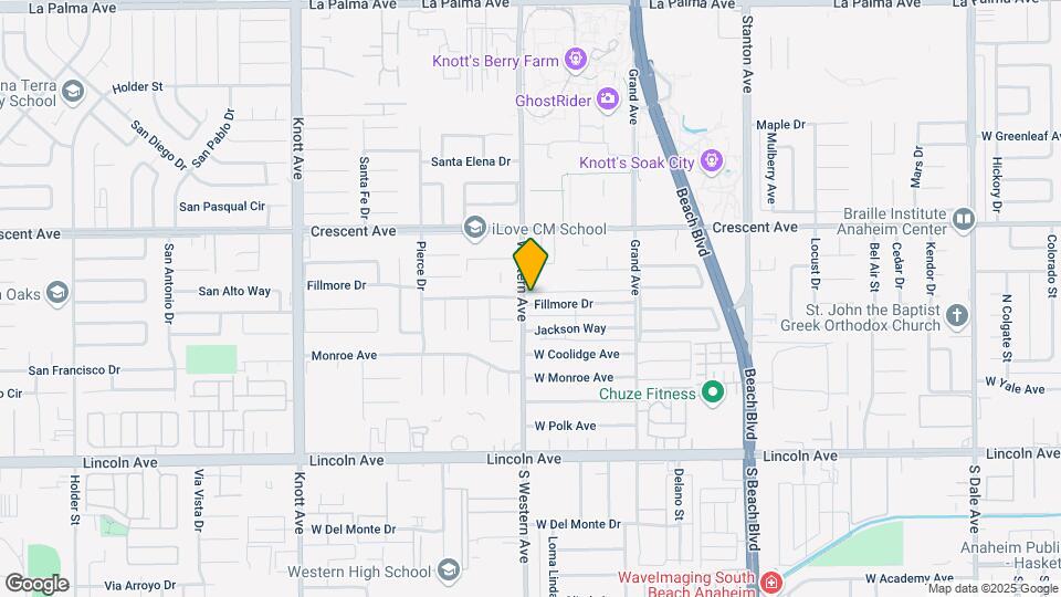 7521 Fillmore Dr Mapa y Detalles de la Ubicación