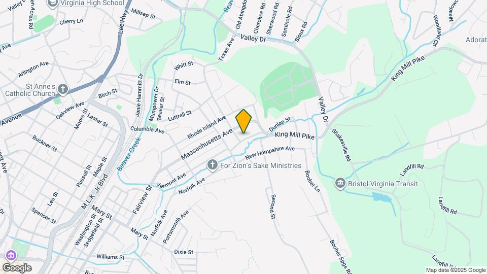 1418 McKinley Ave Map and Location Details