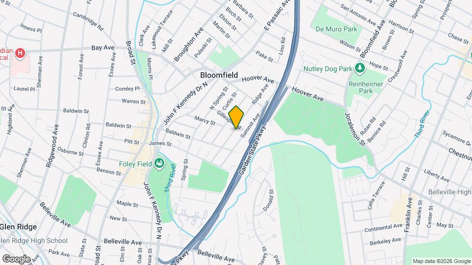 65 Ridge Ave Map and Location Details