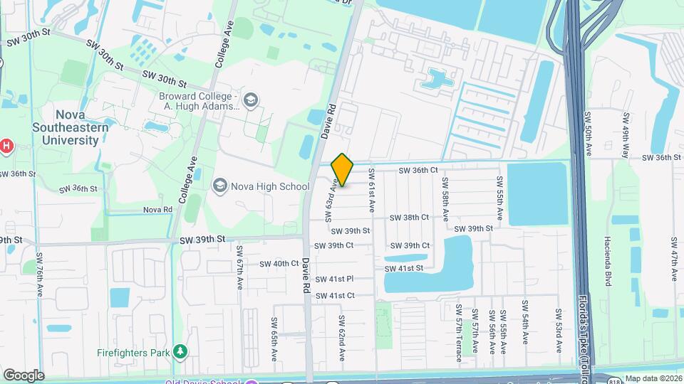 6231 SW 37th Ct, Unit 6233 Map and Location Details