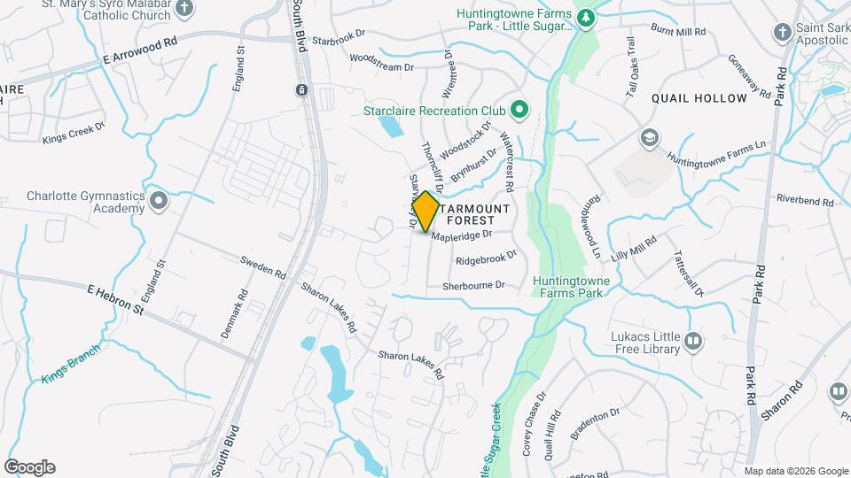 7500 Thorncliff Dr Map and Location Details