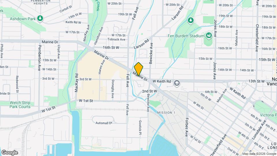 725 Marine Dr, Unit 50* Map and Location Details