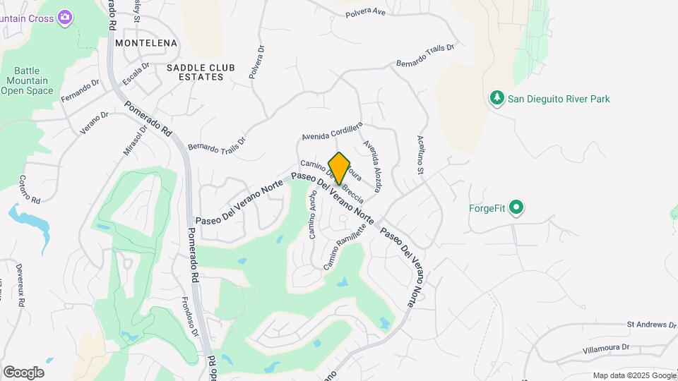 12823 Camino De La Breccia Map and Location Details