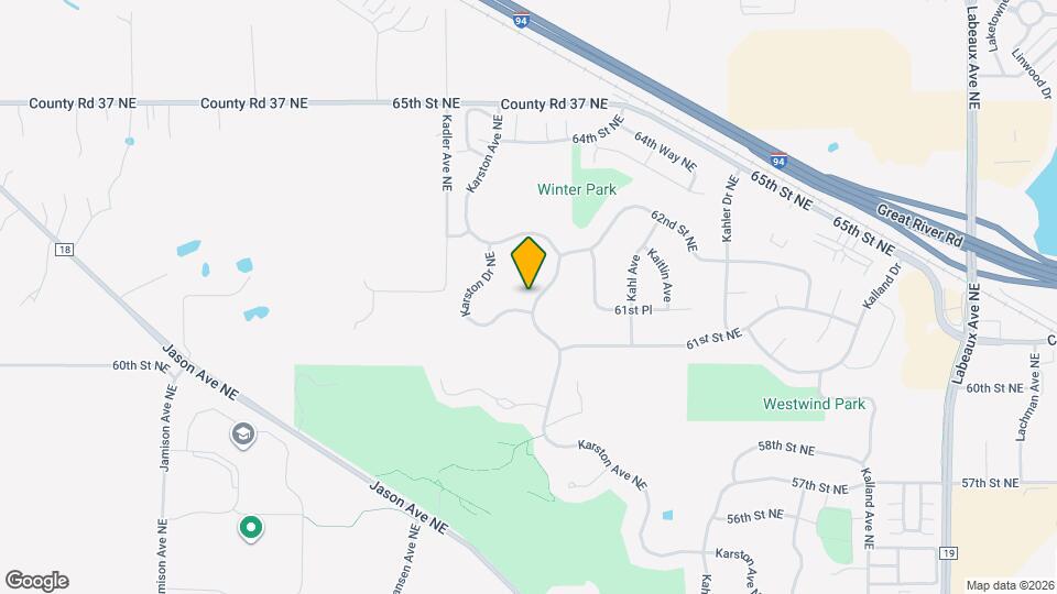 10283 Karston Ave NE Mapa y Detalles de la Ubicación