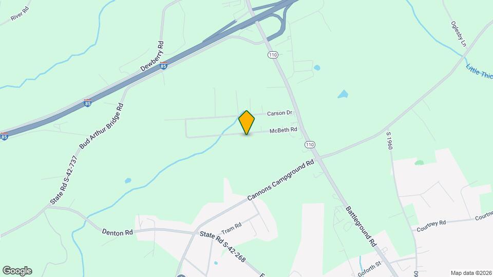 137 McBeth Rd Map and Location Details