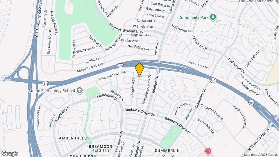 10528 Jeremy Pointe Ave Map and Location Details